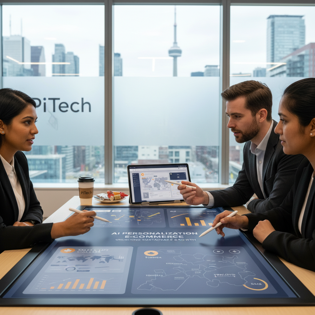 AI Personalization E-commerce Canada: A Guide to Boosting Sales - Featured Article Image | PiTech Blog