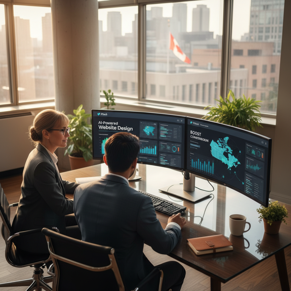 AI-Powered Website Design in Canada: Boost Your Conversions - Featured Article Image | PiTech Blog