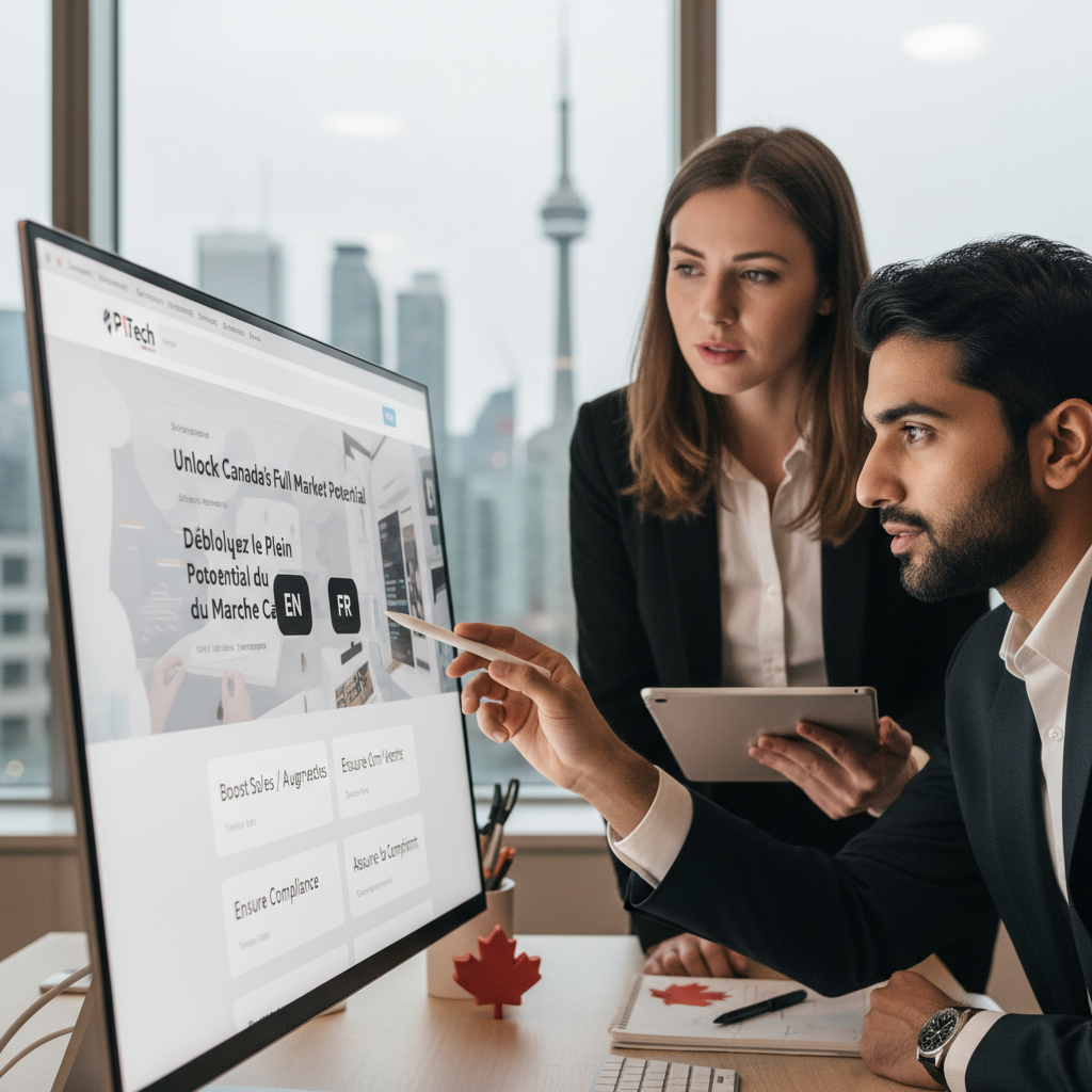Bilingual Website Design Canada: A Guide to Market Growth - Featured Article Image | PiTech Blog