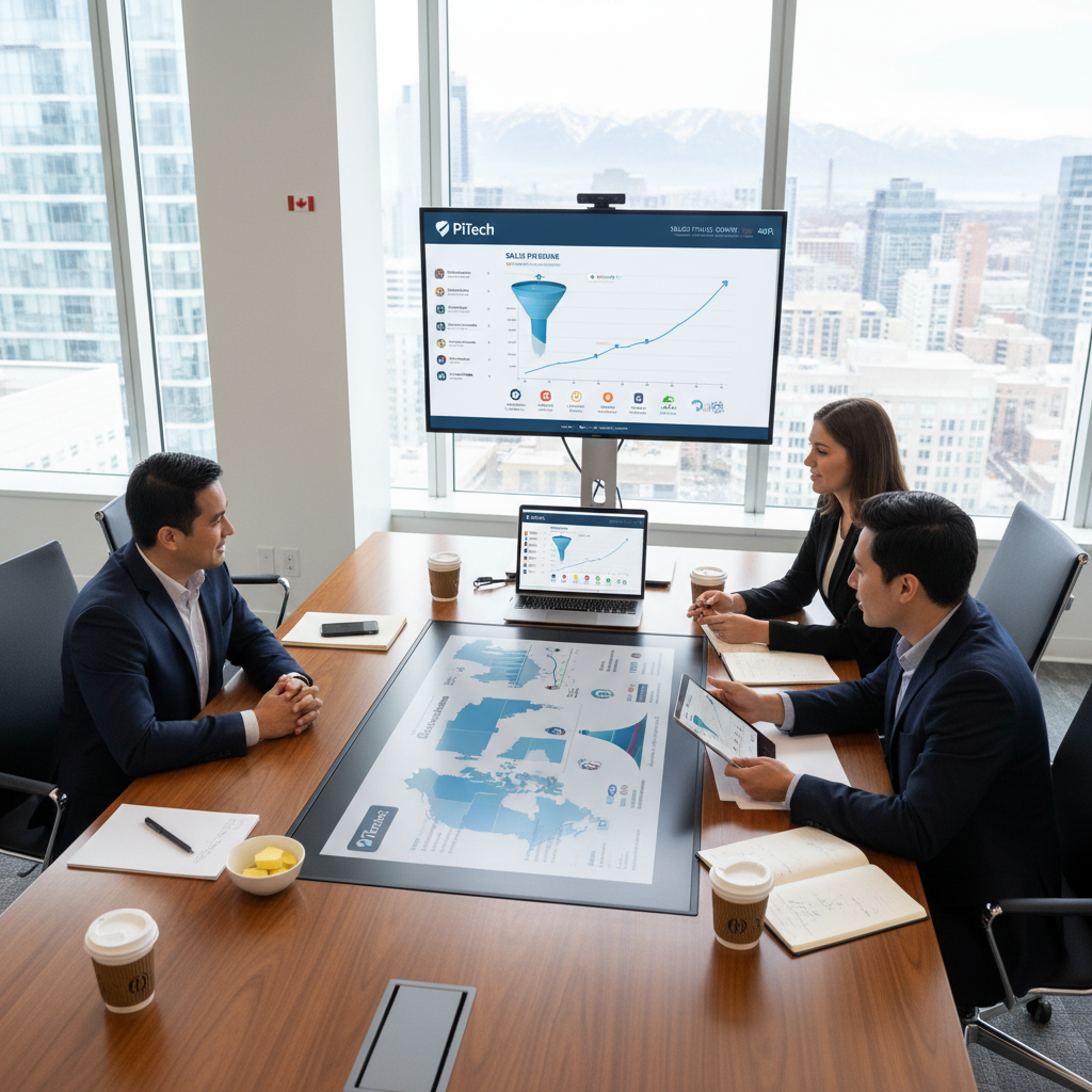 Custom CRM for B2B Canada: Boost Your Sales Pipeline Now - Featured Article Image | PiTech Blog