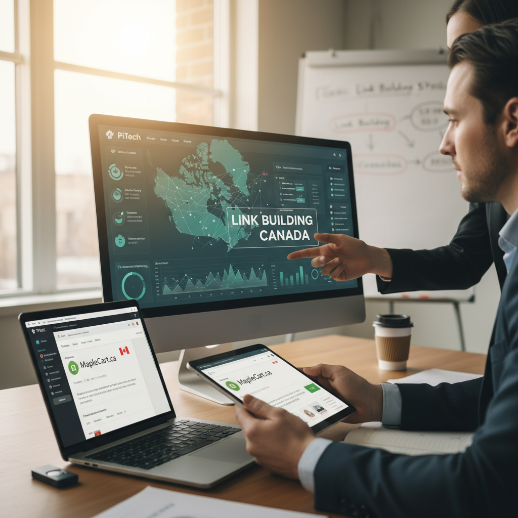 Link Building Canada: How to Boost Your E-commerce Rank - Featured Article Image | PiTech Blog