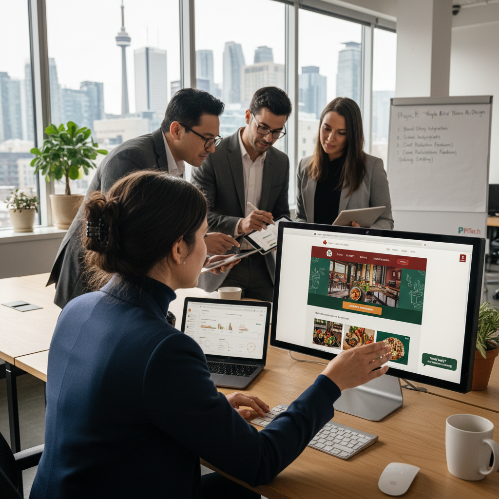 Restaurant Website Design Canada: Beyond Simple Ordering - Featured Article Image | PiTech Blog
